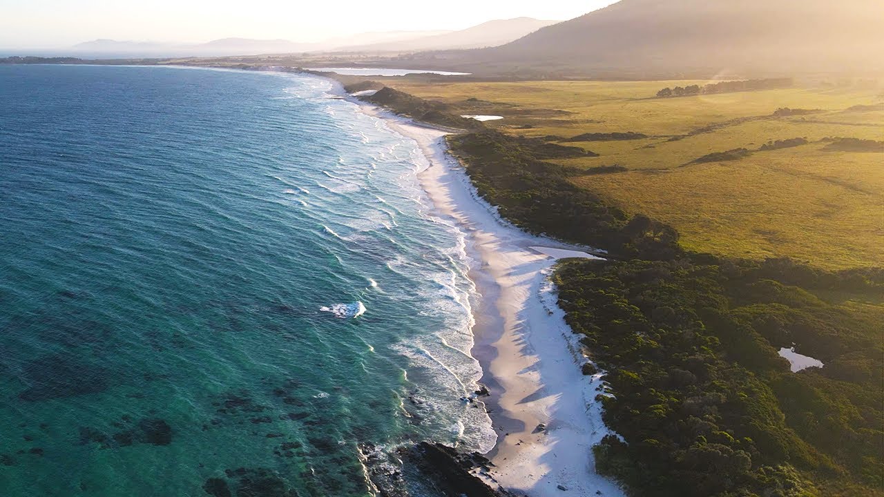 Tasmania aerial view